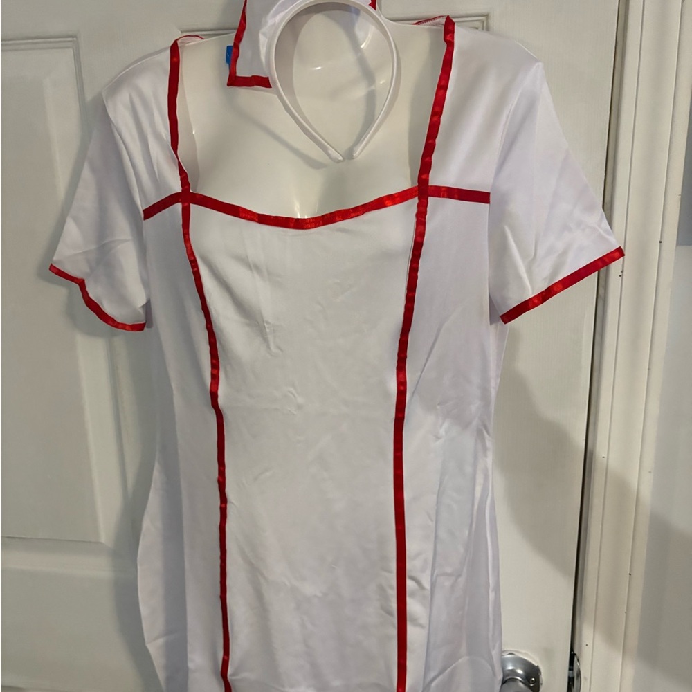 Medium Nurse Tunic costume Play nurse outfit and headband